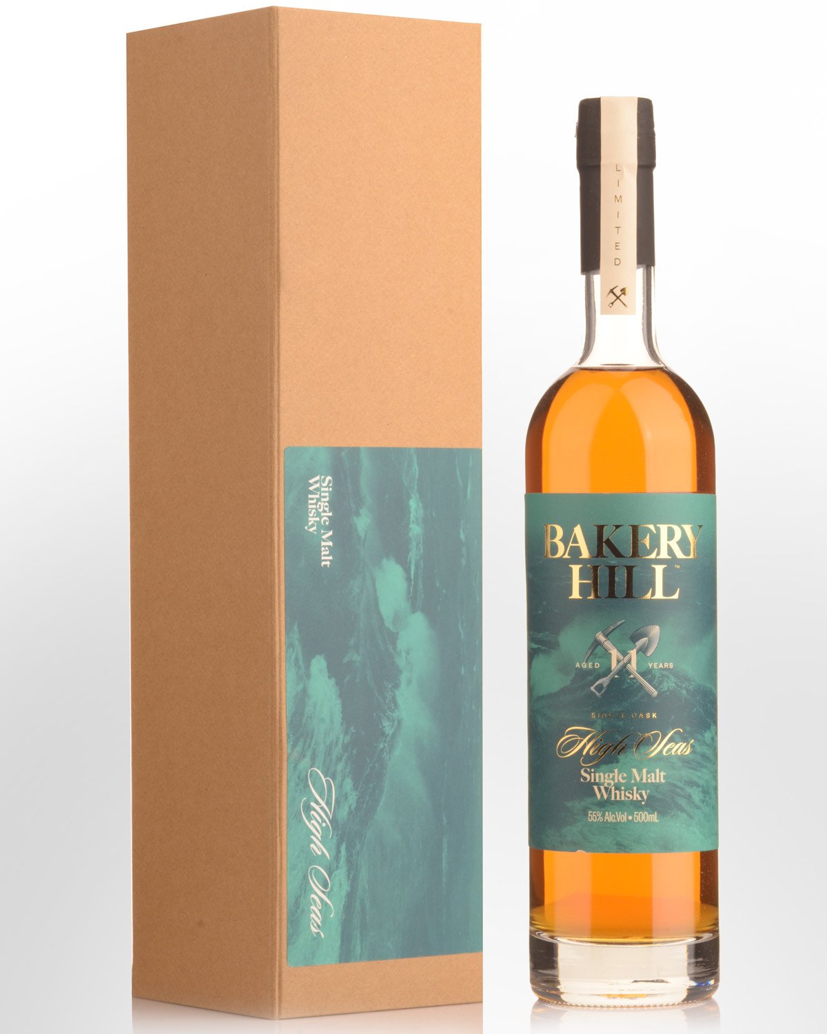 Bakery Hill High Seas 11 Year Old Single Malt Australian Whisky (500ml)