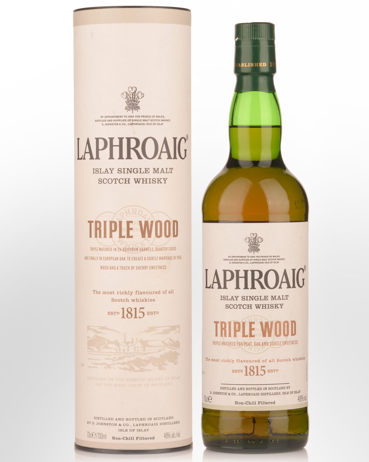 Laphroaig Triple Wood Single Malt Scotch Whisky (700ml)