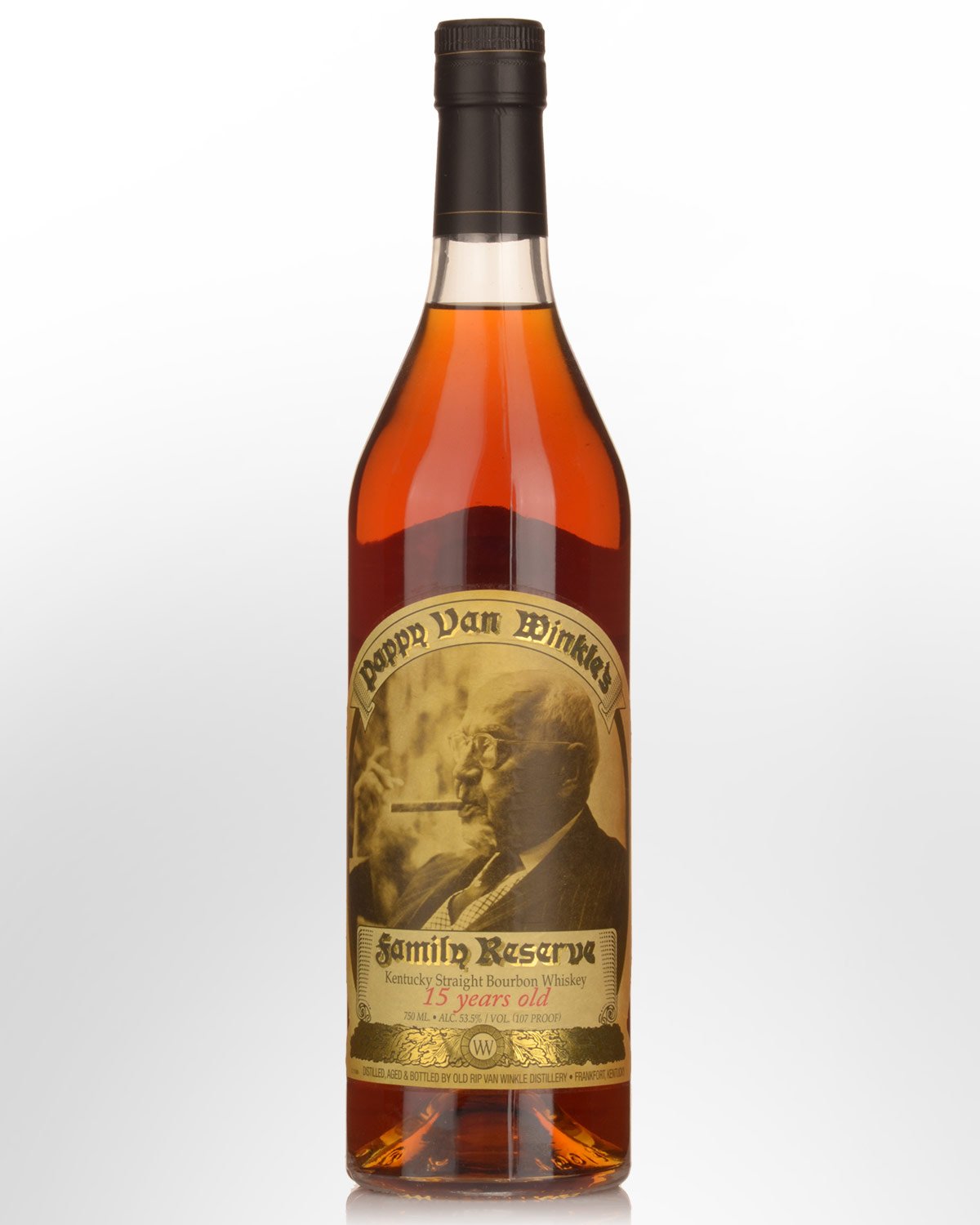Pappy Van Winkle's Family Reserve 107 Proof 15 Year Old Bourbon Whiskey (750ml)