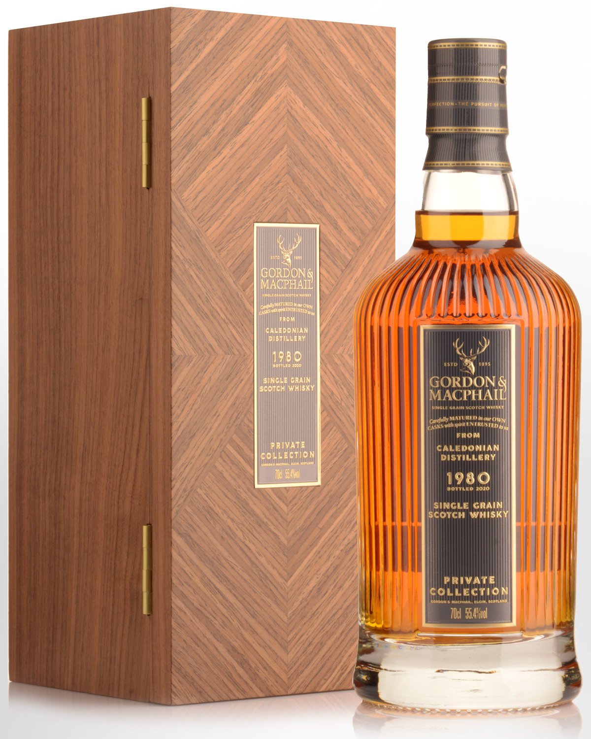 1980 Gordon & Macphail Private Collection Caledonian 39 Year Old Cask Strength Single Grain Scotch Whisky (700ml)