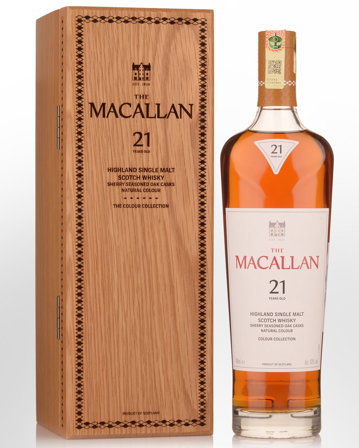The Macallan Colour Collection 21 Year Old Single Malt Scotch Whisky (700ml)