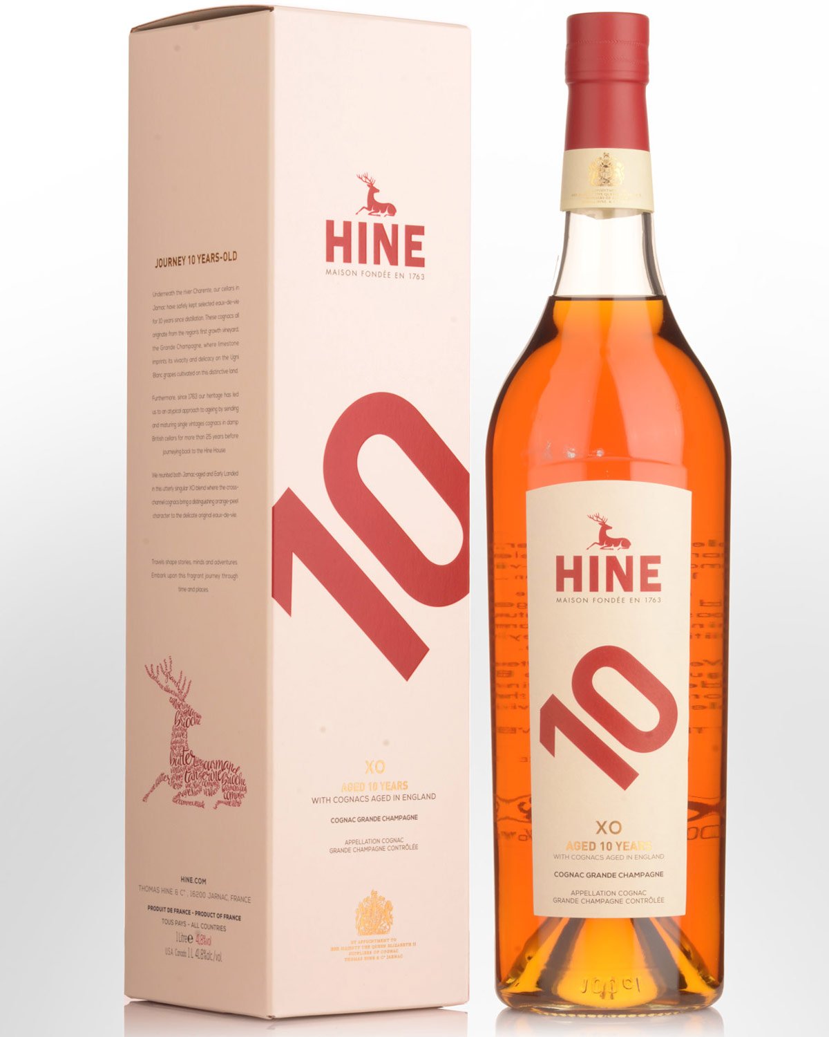 Hine Journey 10 Year Old XO Cognac (1000ml)