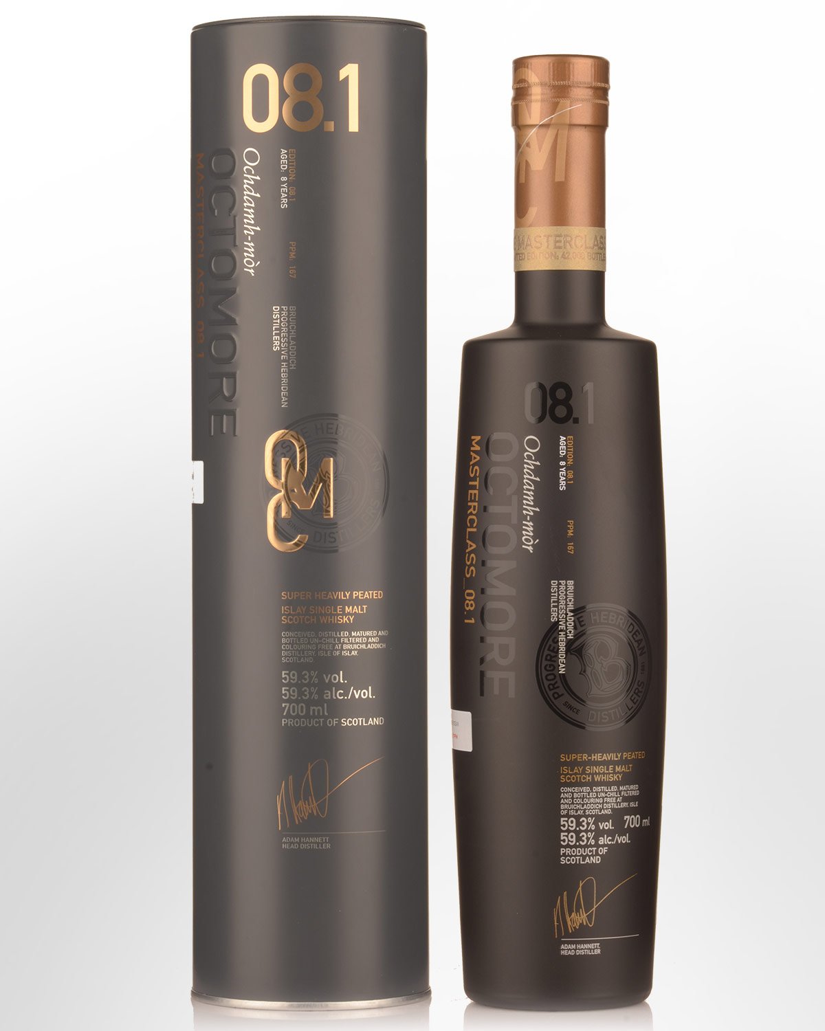 Bruichladdich Octomore 08.1 Masterclass Cask Strength Single Malt Scotch Whisky (700ml)
