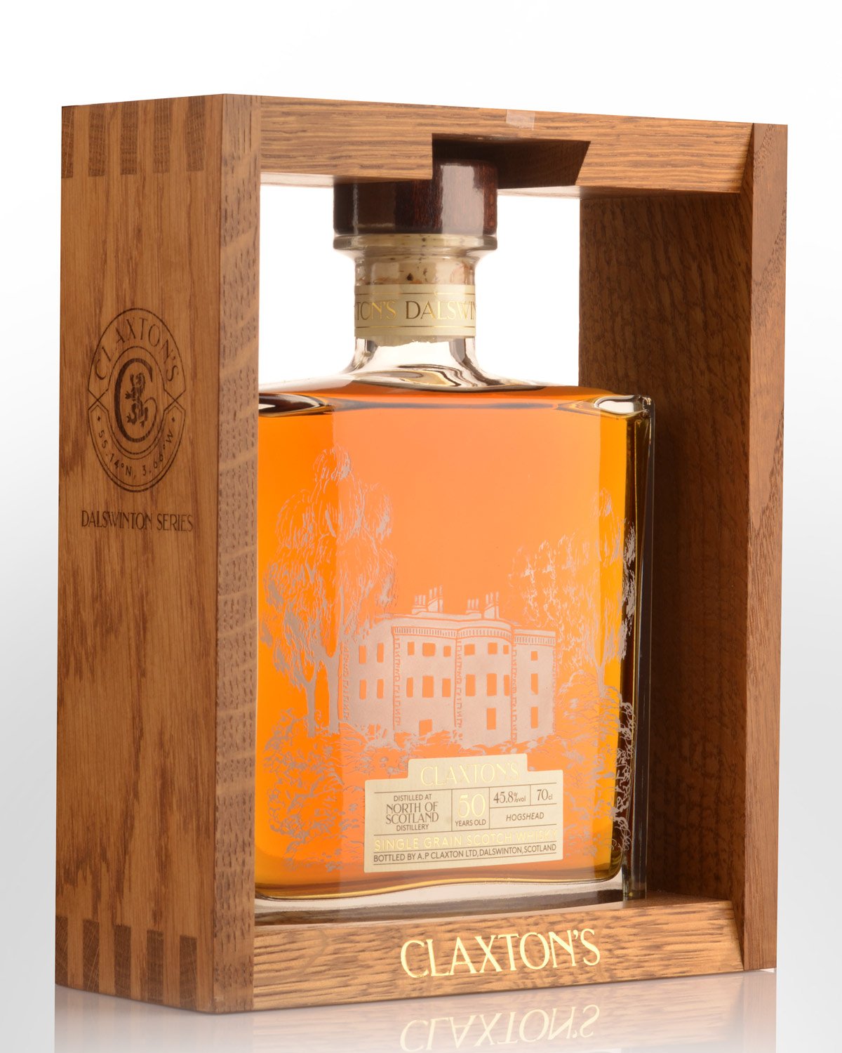 1970 Claxton's Dalswinton Series North of Scotland 50 Year Old Cask Strength Single Grain Scotch Whisky (700ml)