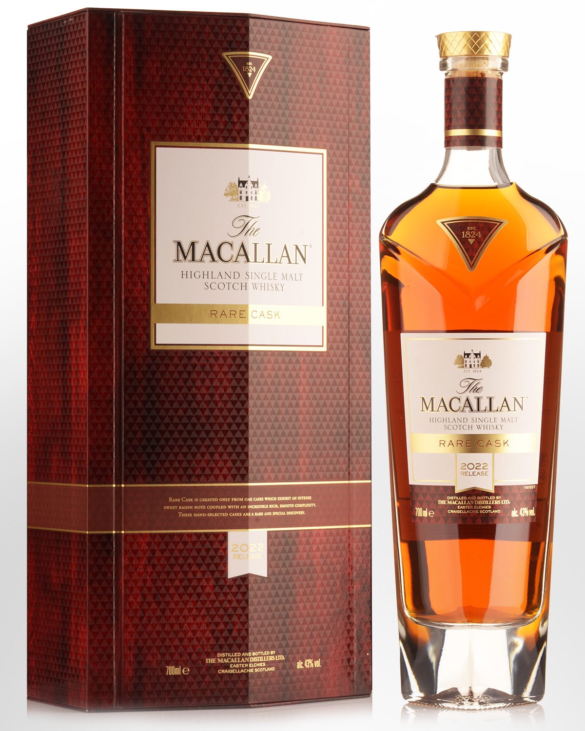 The Macallan Rare Cask Red Single Malt Scotch Whisky (700ml) - 2022 release