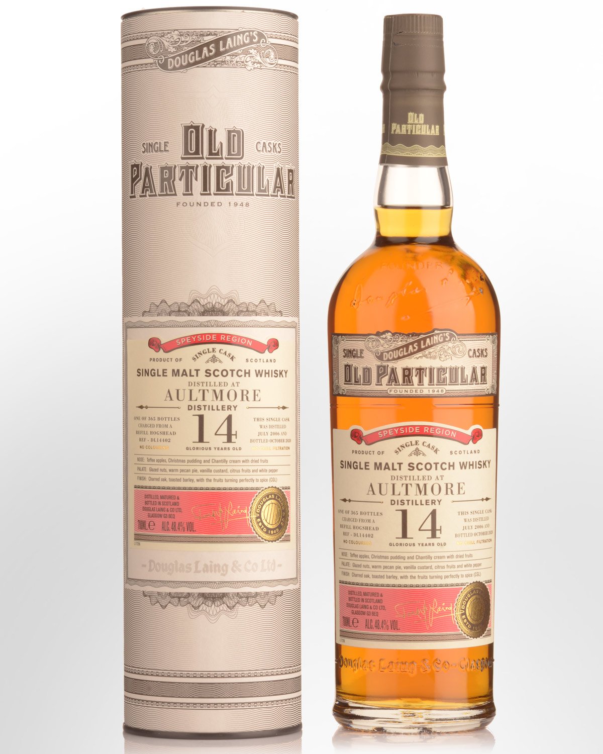 2006 Douglas Laing & Co. Old Particular Single Cask Aultmore 14 Year Old Single Malt Scotch Whisky (700ml)