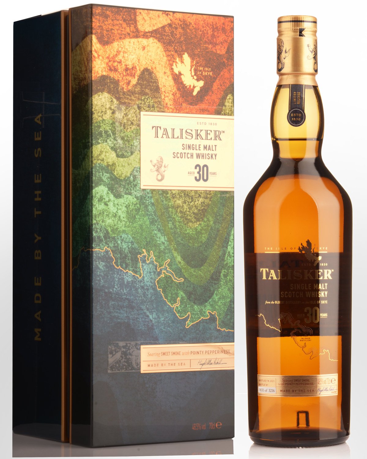 Talisker 30 Year Old Single Malt Scotch Whisky (700ml) - Annual 2021 Release
