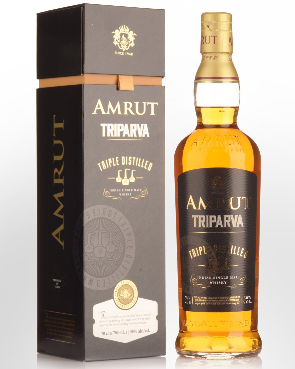 Amrut Triparva Single Malt Indian Whisky (700ml)