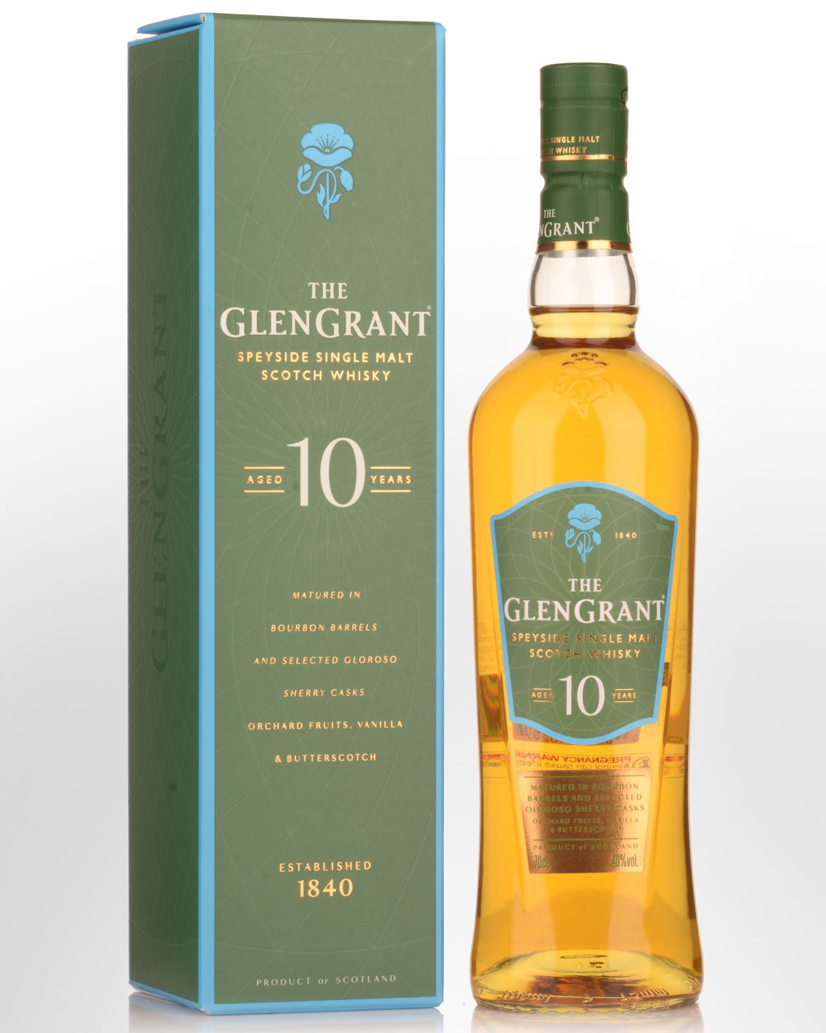 Glen Grant 10 Year Old Single Malt Scotch Whisky (700ml)