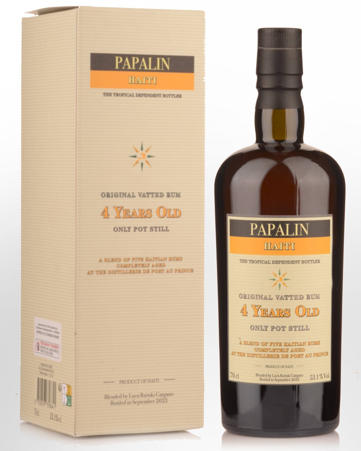 Papalin Haiti 4 Year Old Vatted Rum (700ml)