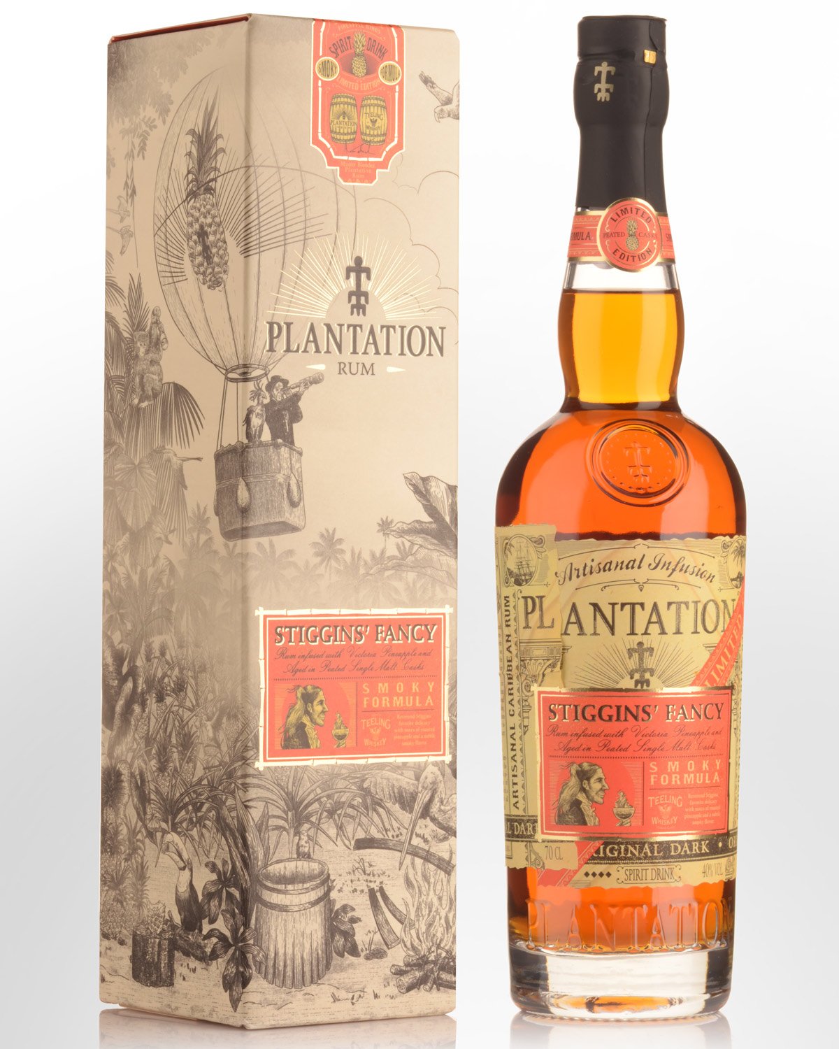 Plantation Stiggins' Fancy Smoky Formula Pineapple Rum (700ml)