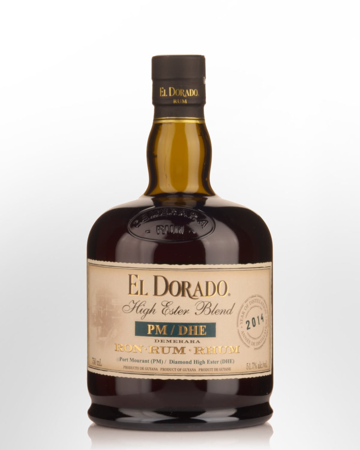 2014 El Dorado High Ester Blend PM / DHE Cask Strength Guyana Rum (750ml)