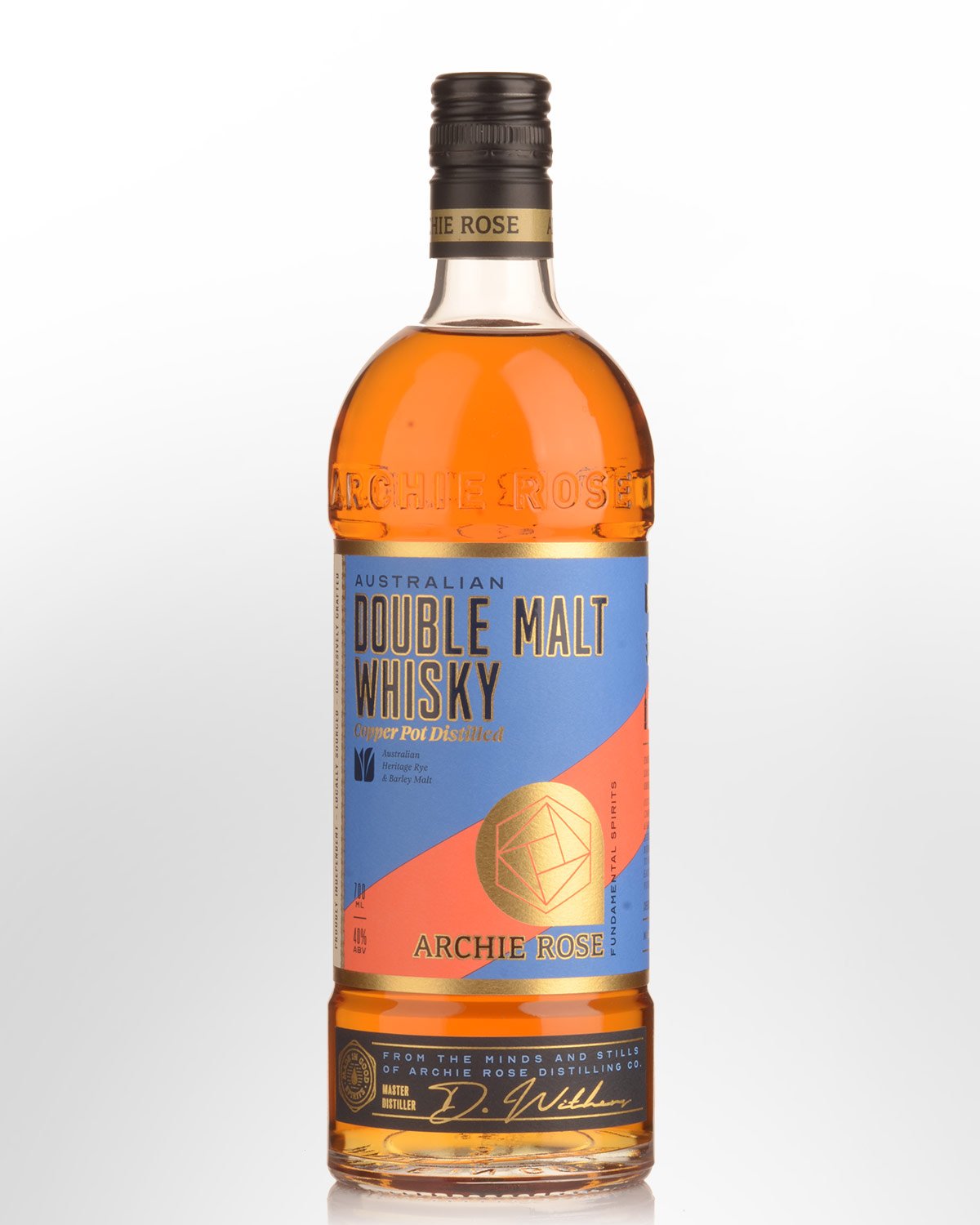 Archie Rose Fundamental Spirits Double Malt Australian Whisky (700ml)