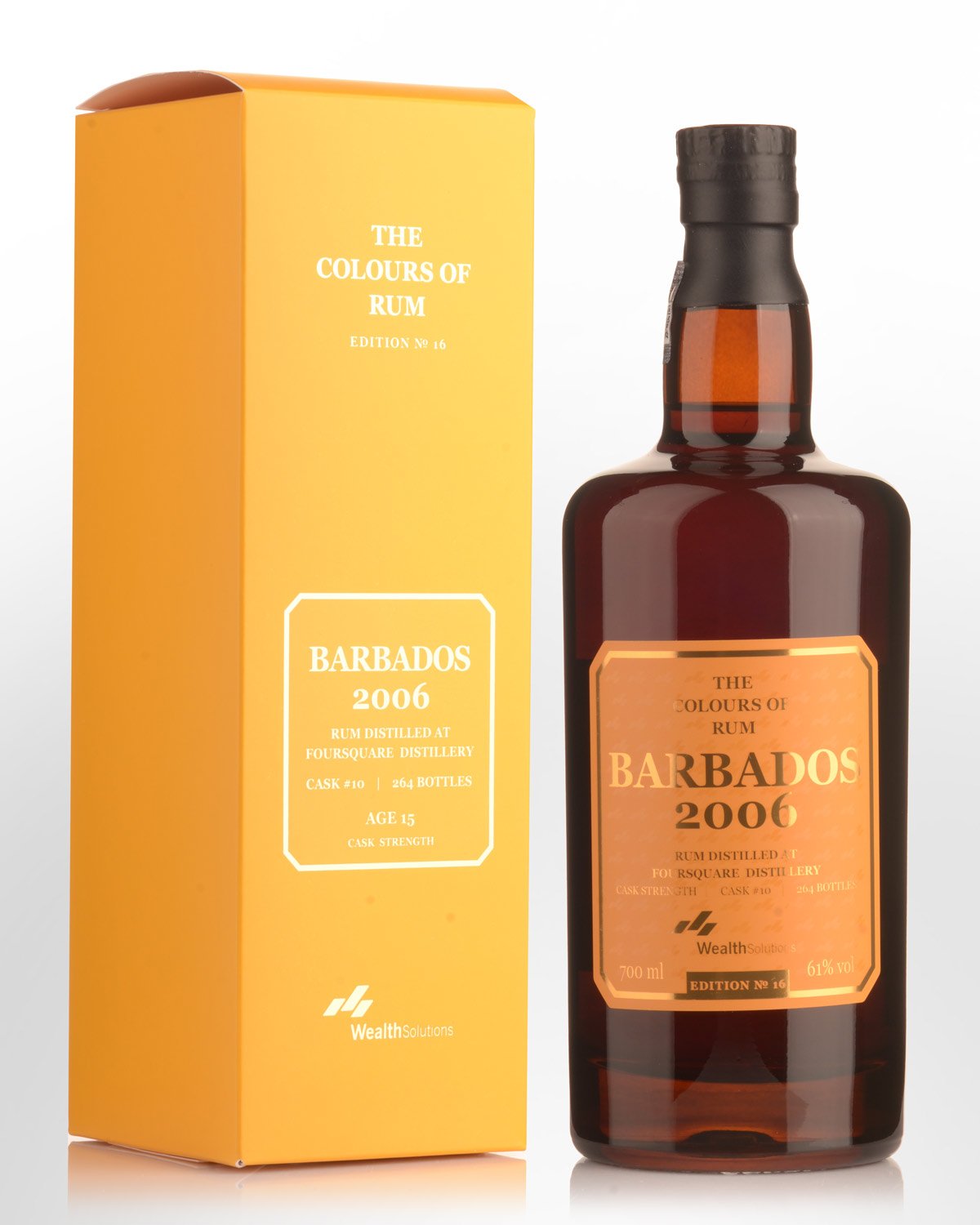 2006 The Colours of Rum Foursquare 15 Year Old Edition No. 16 Cask Strength Barbados Rum (700ml)