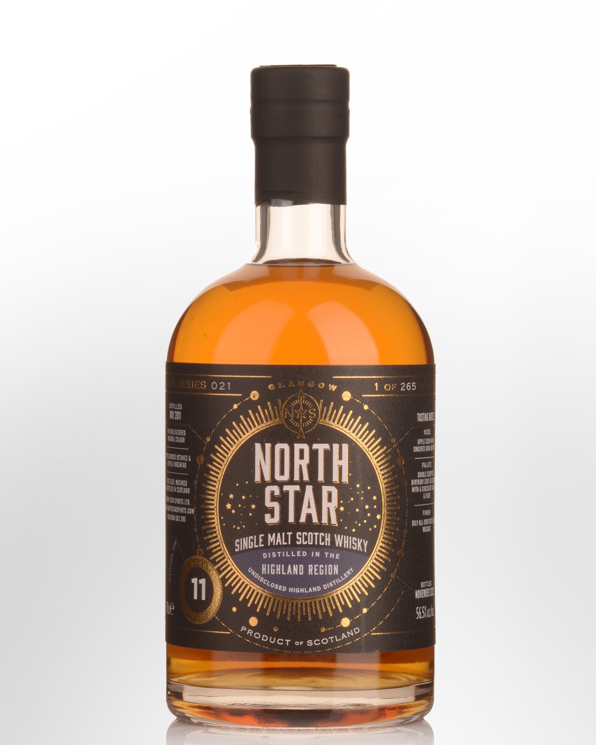 2011 North Star Secret Highland 11 Year Old Single Malt Scotch Whisky (700ml)