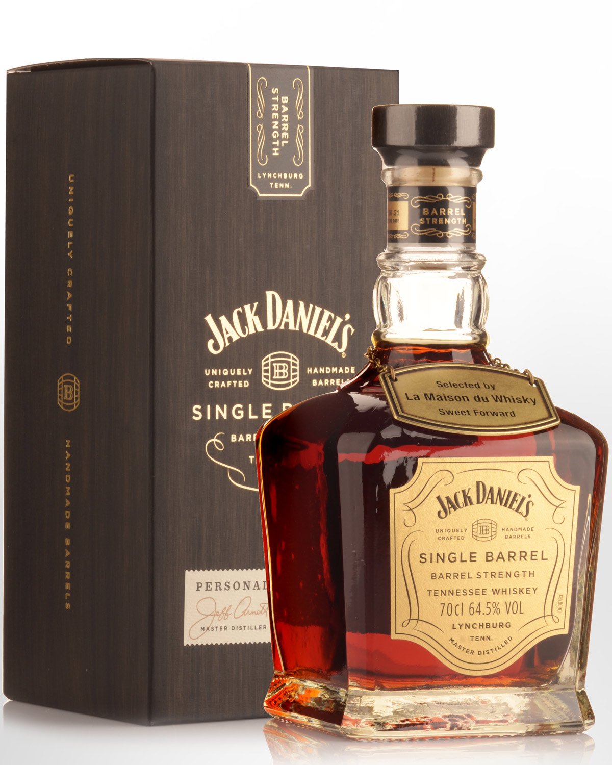 Jack Daniels Single Barrel No.21-08393 Barrel Strength Sweet Forward #3 Tennessee Whiskey (700ml) - 64.5%