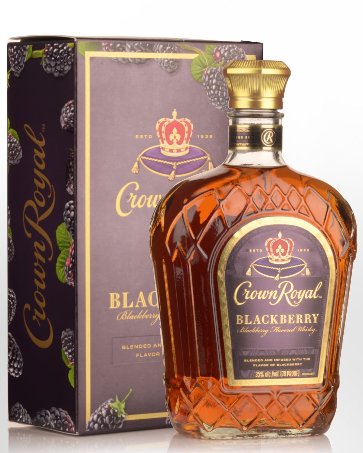 Crown Royal Blackberry Flavoured Canadian Whisky (750ml)