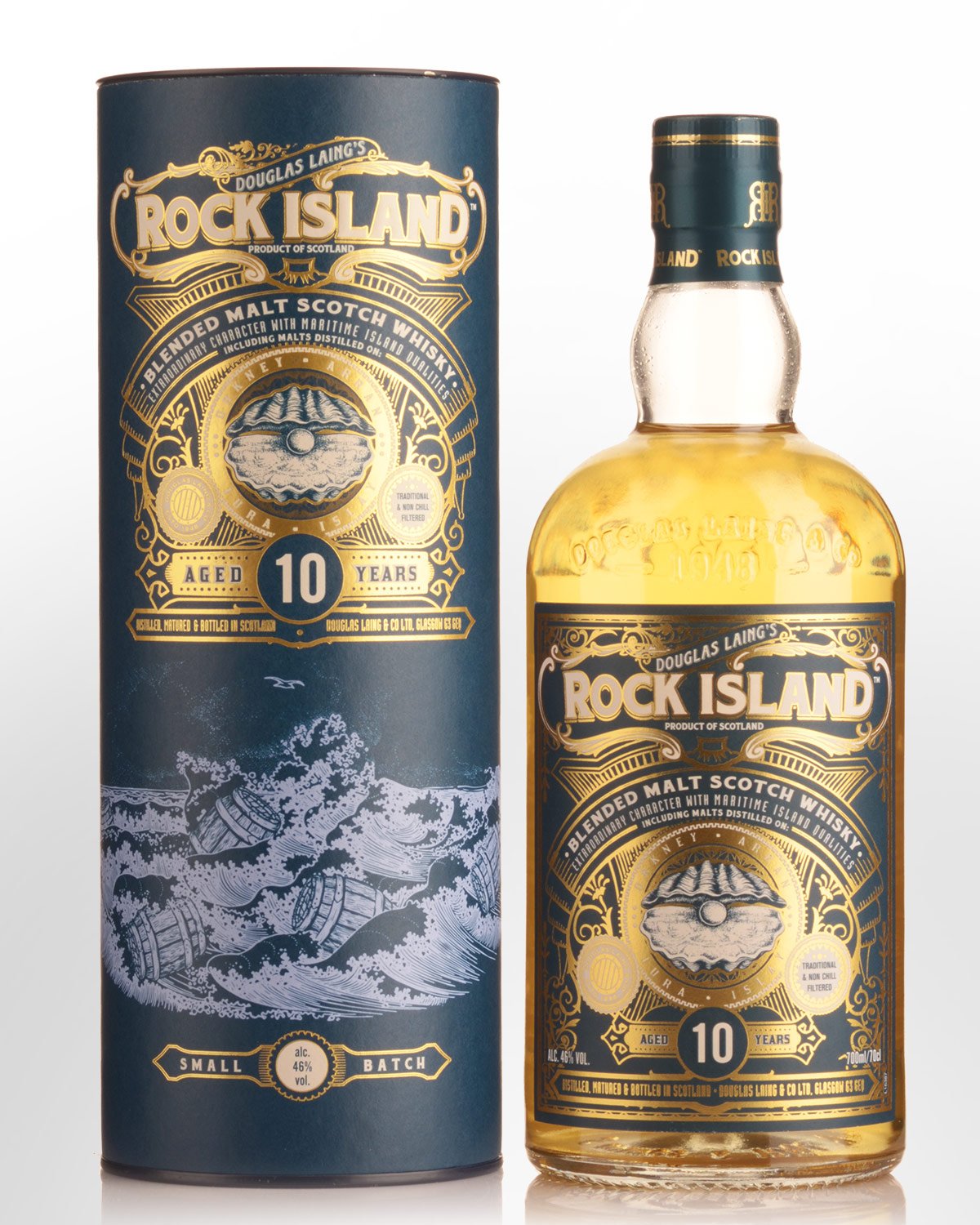 Douglas Laing's Rock Island 10 Year Old Blended Malt Scotch Whisky (700ml)
