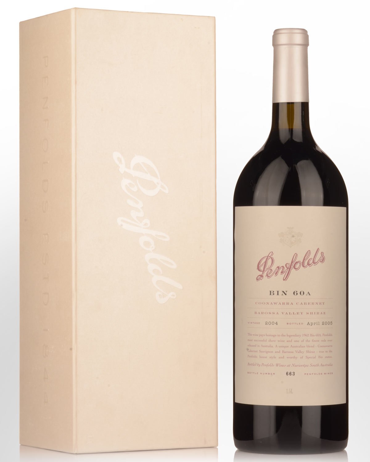 2004 Penfolds Bin 60A Magnum (1500ml)