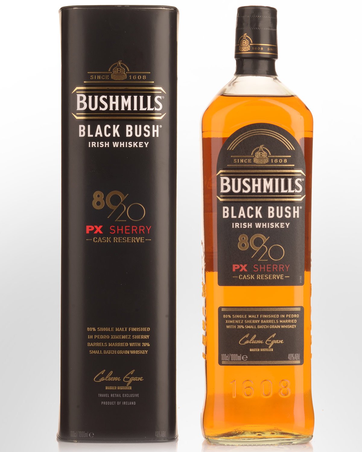 Bushmills Black Bush 80/20 PX Sherry Cask Reserve Irish Whiskey (1000ml)