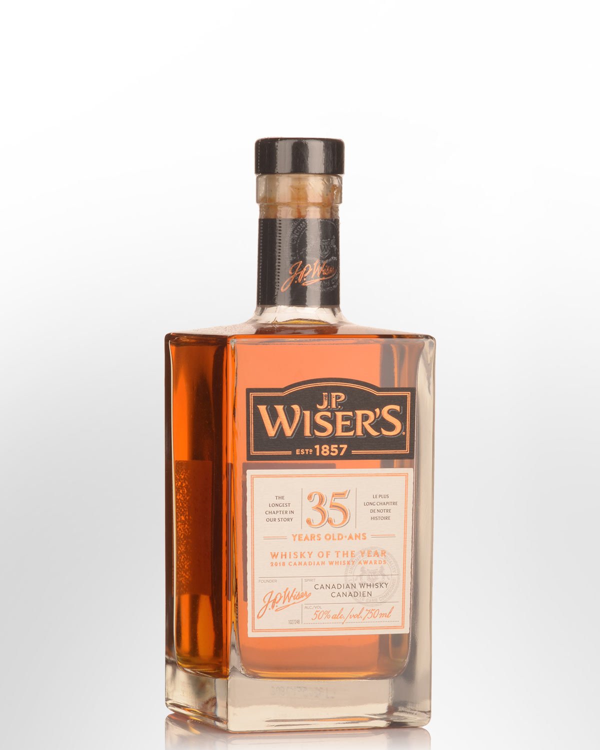 J.P. Wiser's 35 Year Old Blended Canadian Whisky (750ml)