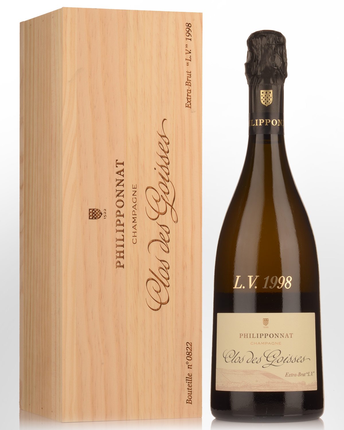 1998 Philipponnat Clos des Goisses L.V. Extra Brut Champagne