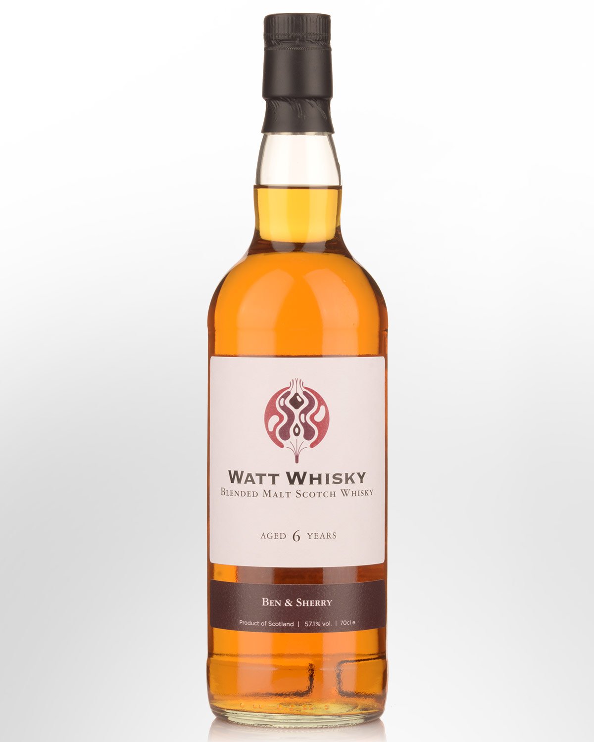 Watt Whisky Ben & Sherry 6 Year Old Cask Strength Blended Malt Scotch Whisky (700ml)