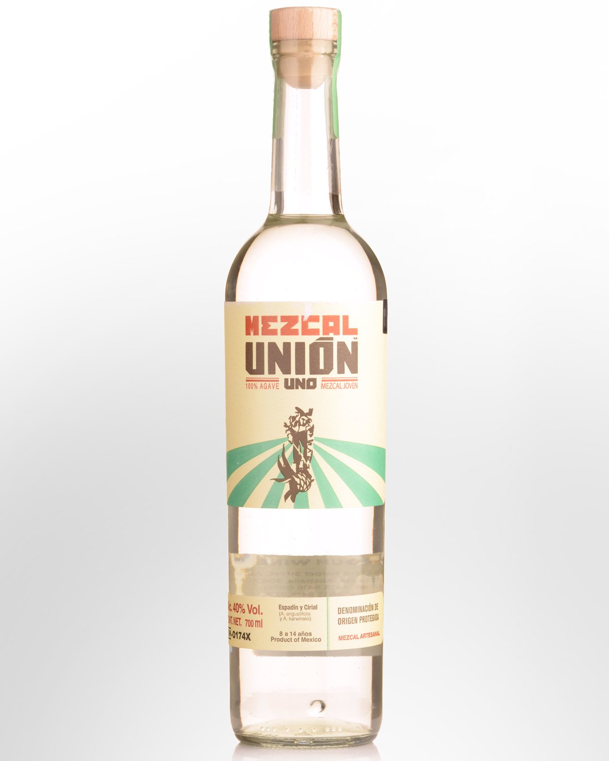 Mezcal Union Uno Joven Mezcal (700ml)