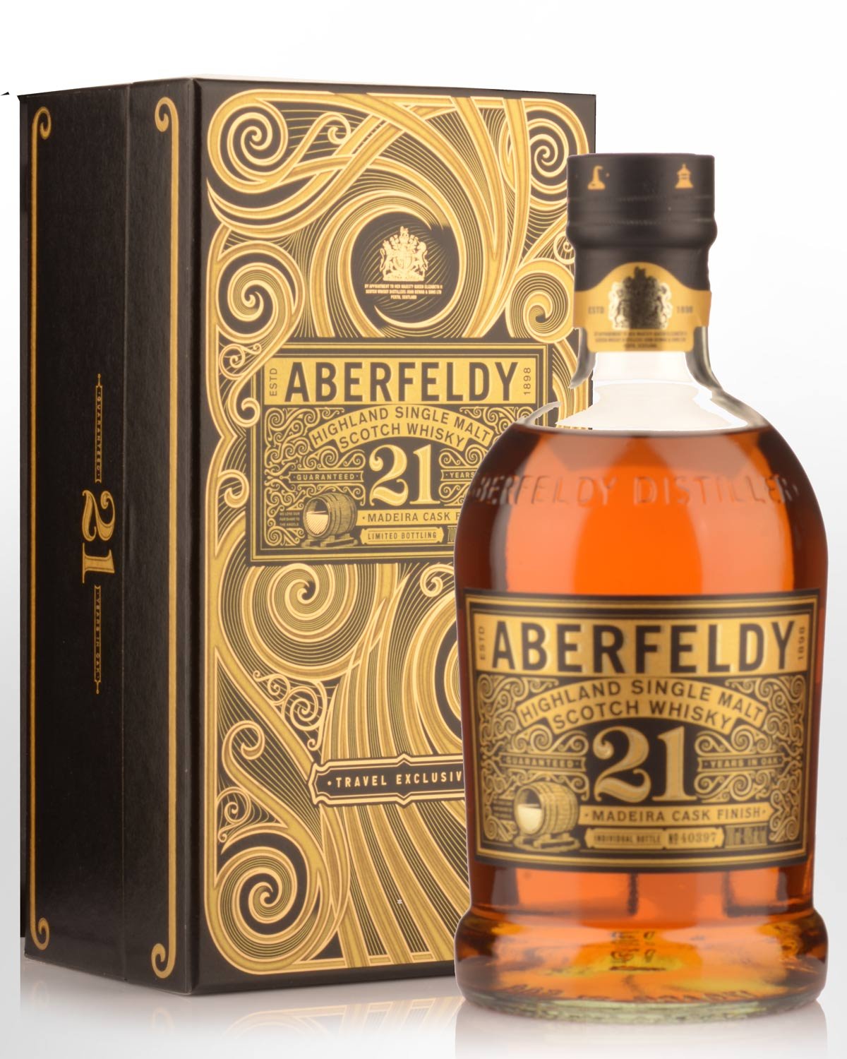 Aberfeldy 21 Year Old Madeira Cask Finish Single Malt Scotch Whisky (700ml)