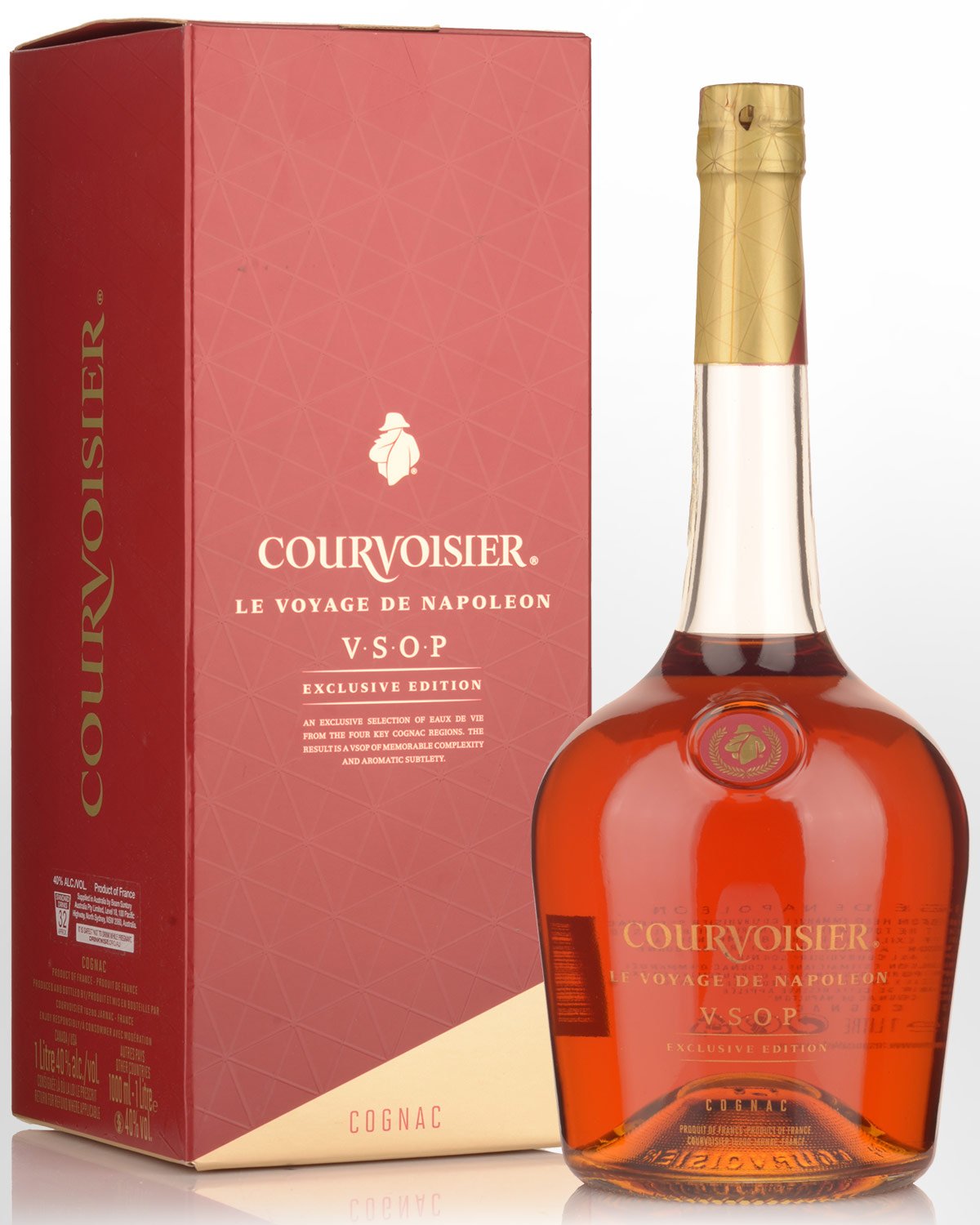 Courvoisier VSOP Le Voyage De Napoleon Cognac (1000ml)