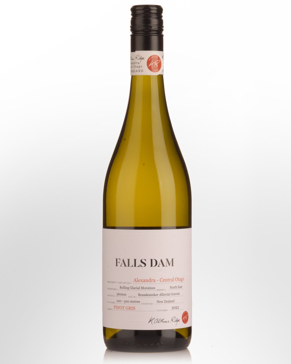 2021 McArthur Ridge Falls Dam Pinot Gris
