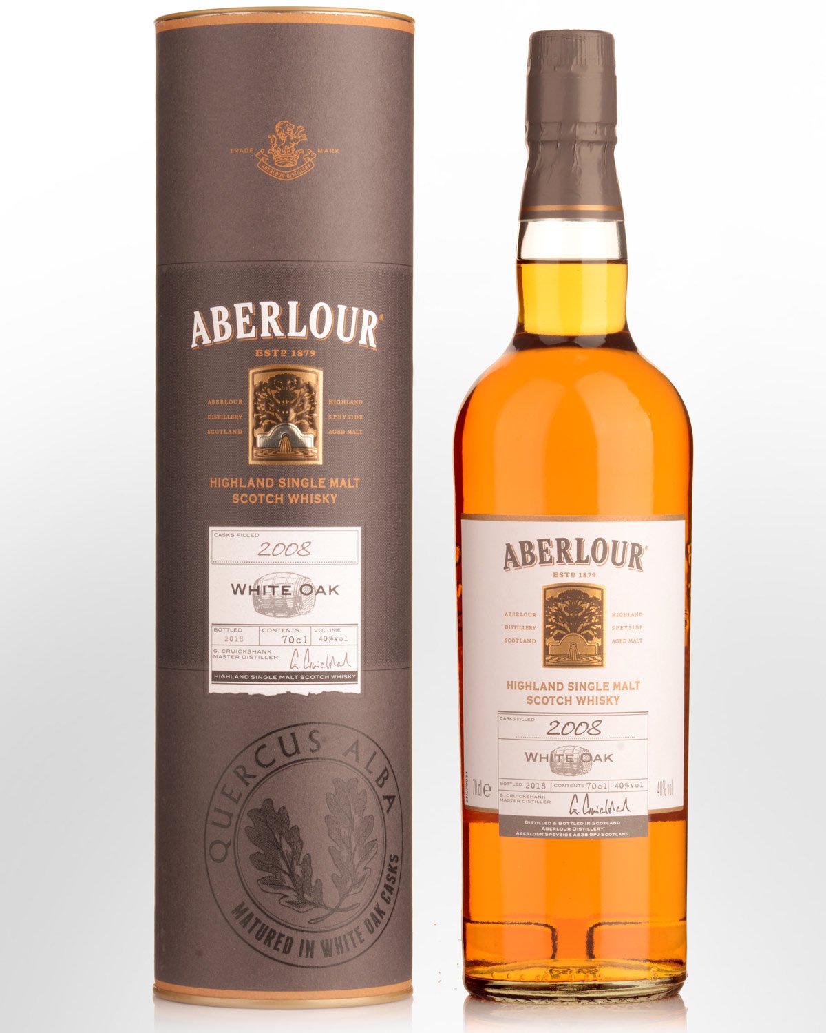 2008 Aberlour White Oak Single Malt Scotch Whisky (700ml)