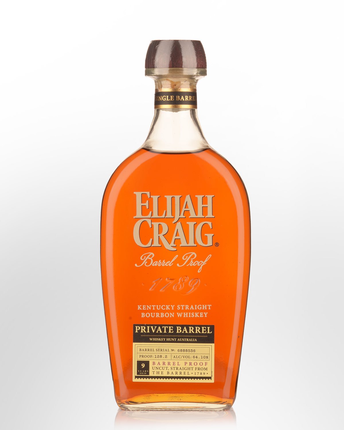 Elijah Craig Private Barrel 9 Year Old Barrel Proof Bourbon Whiskey (700ml) - Whiskey Hunt Australia Selection