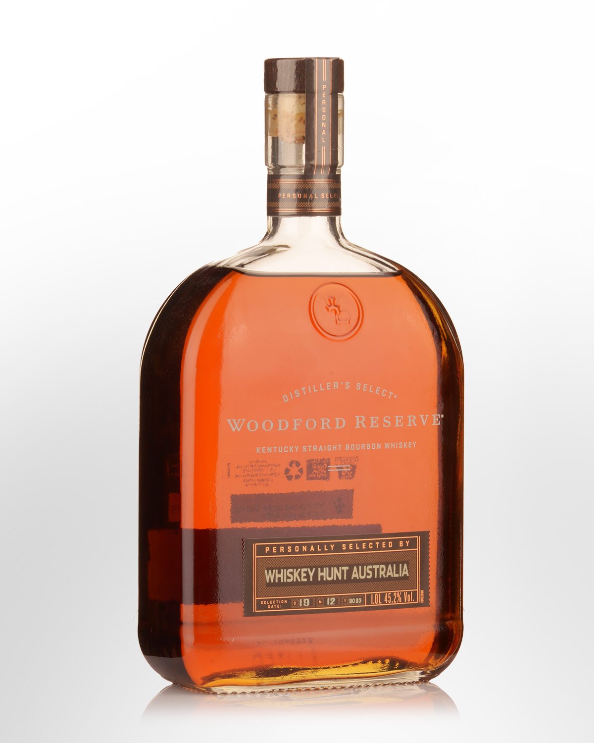 Woodford Reserve Distiller's Select Kentucky Straight Bourbon Whiskey (1000ml) - Whiskey Hunt Australia Selection