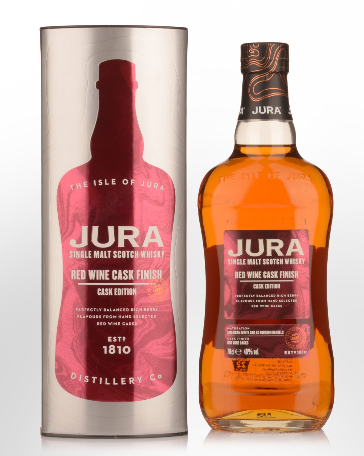 Isle of Jura Red Wine Cask Finish Single Malt Scotch Whisky (700ml)
