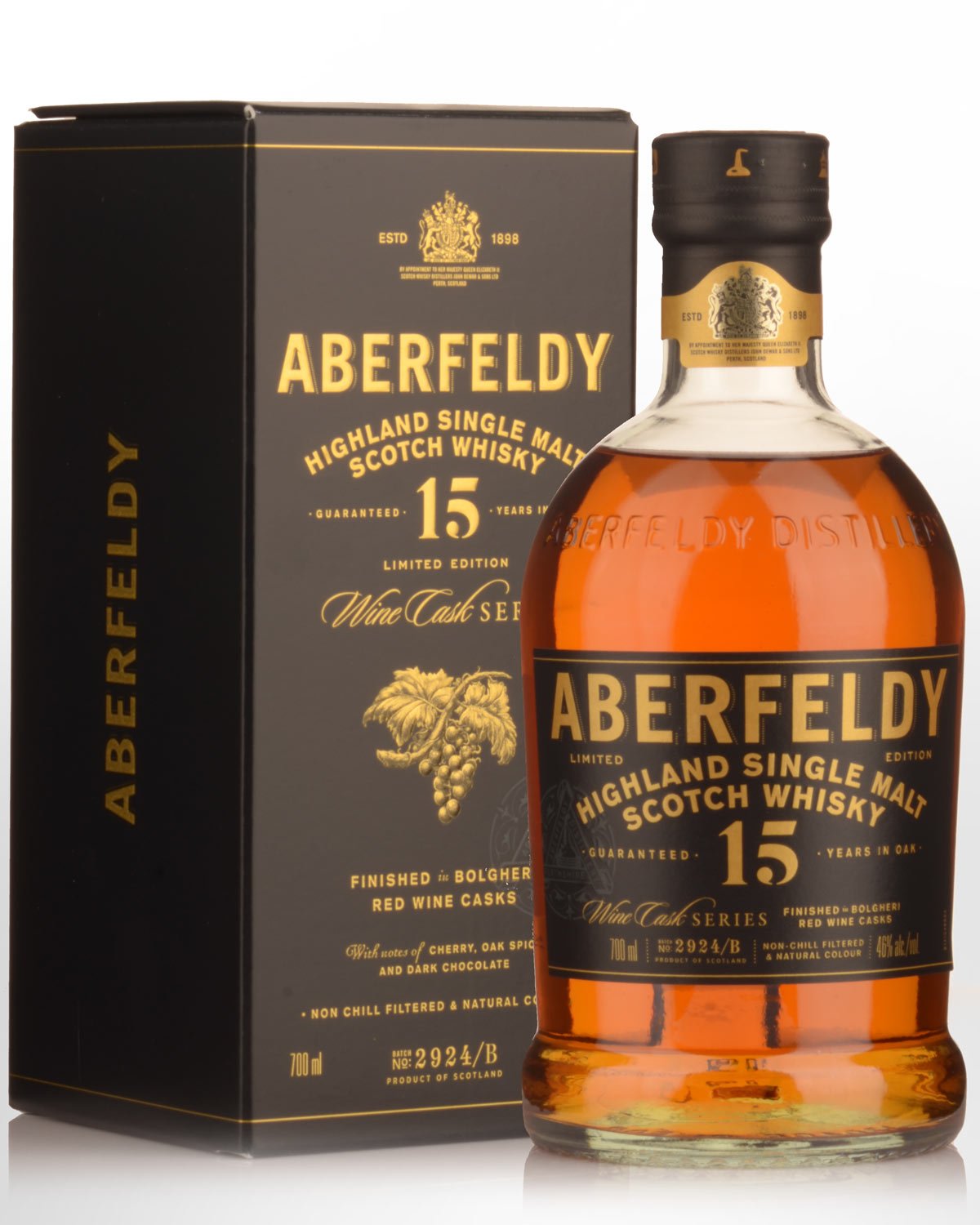 Aberfeldy 15 Year Old Bolgheri Tuscan Cask Finish Single Malt Scotch Whisky (700ml)