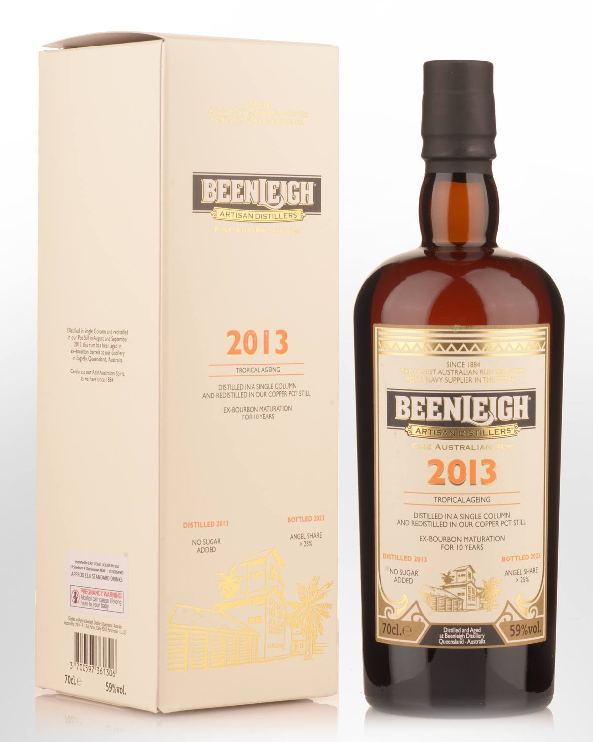 2013 Velier Beenleigh Tropical Ageing 10 Year Old Cask Strength Australian Rum (700ml)
