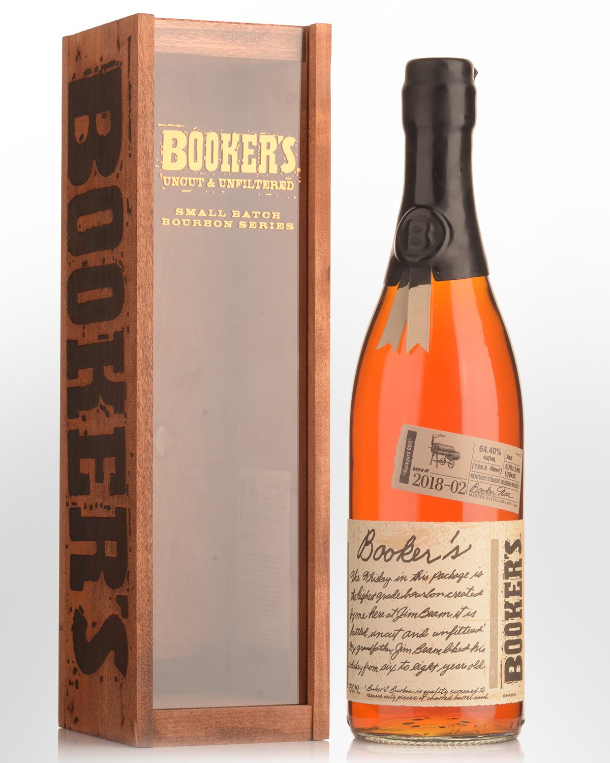 Booker's 6 Years 2 Months 10 Days Batch No. 2018-02 "Backyard BBQ" Bourbon Whiskey (750ml)