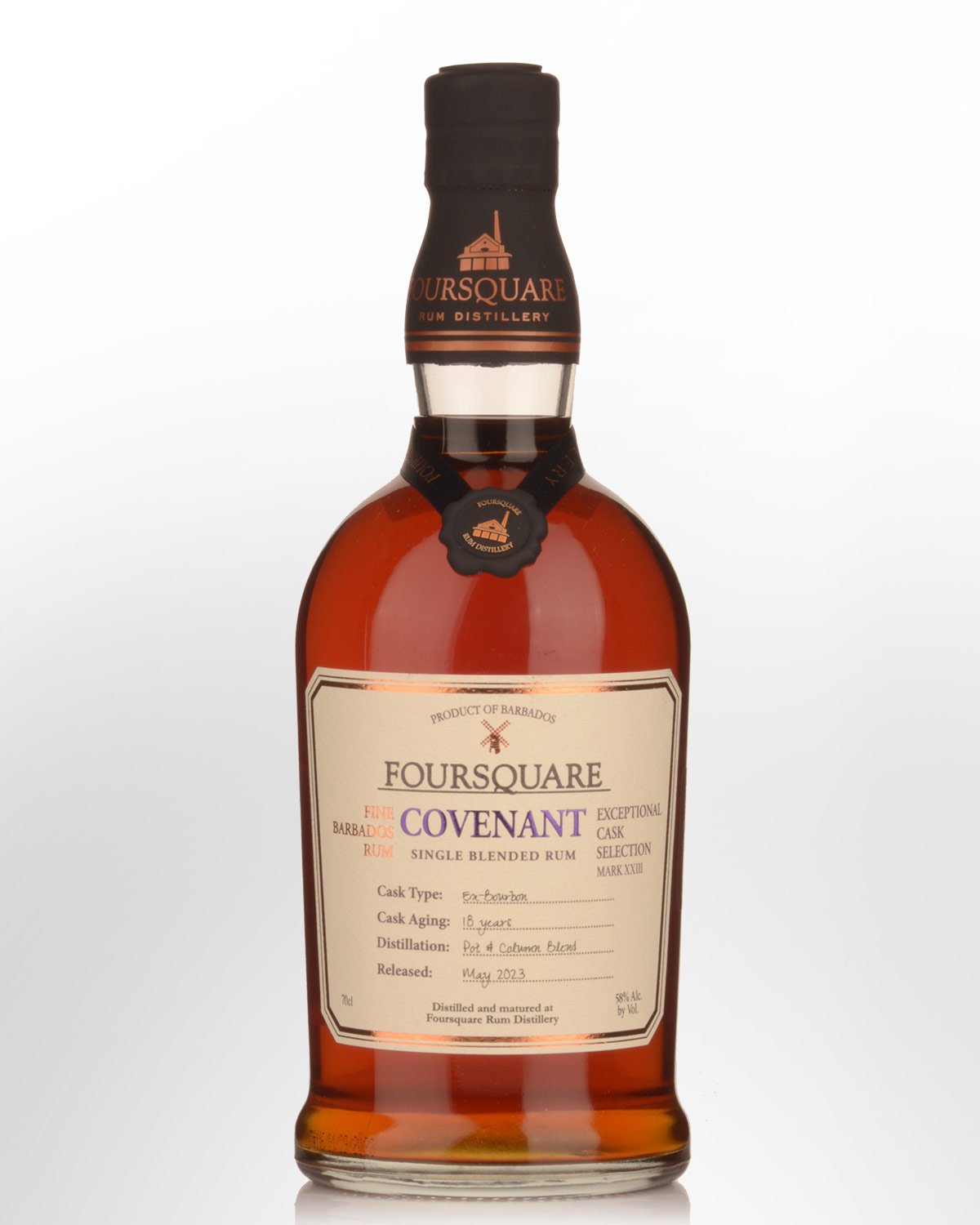Foursquare Covenant Exceptional Cask Selection Mark XXIII 18 Year Old Full Proof Single Blended Rum (700ml)
