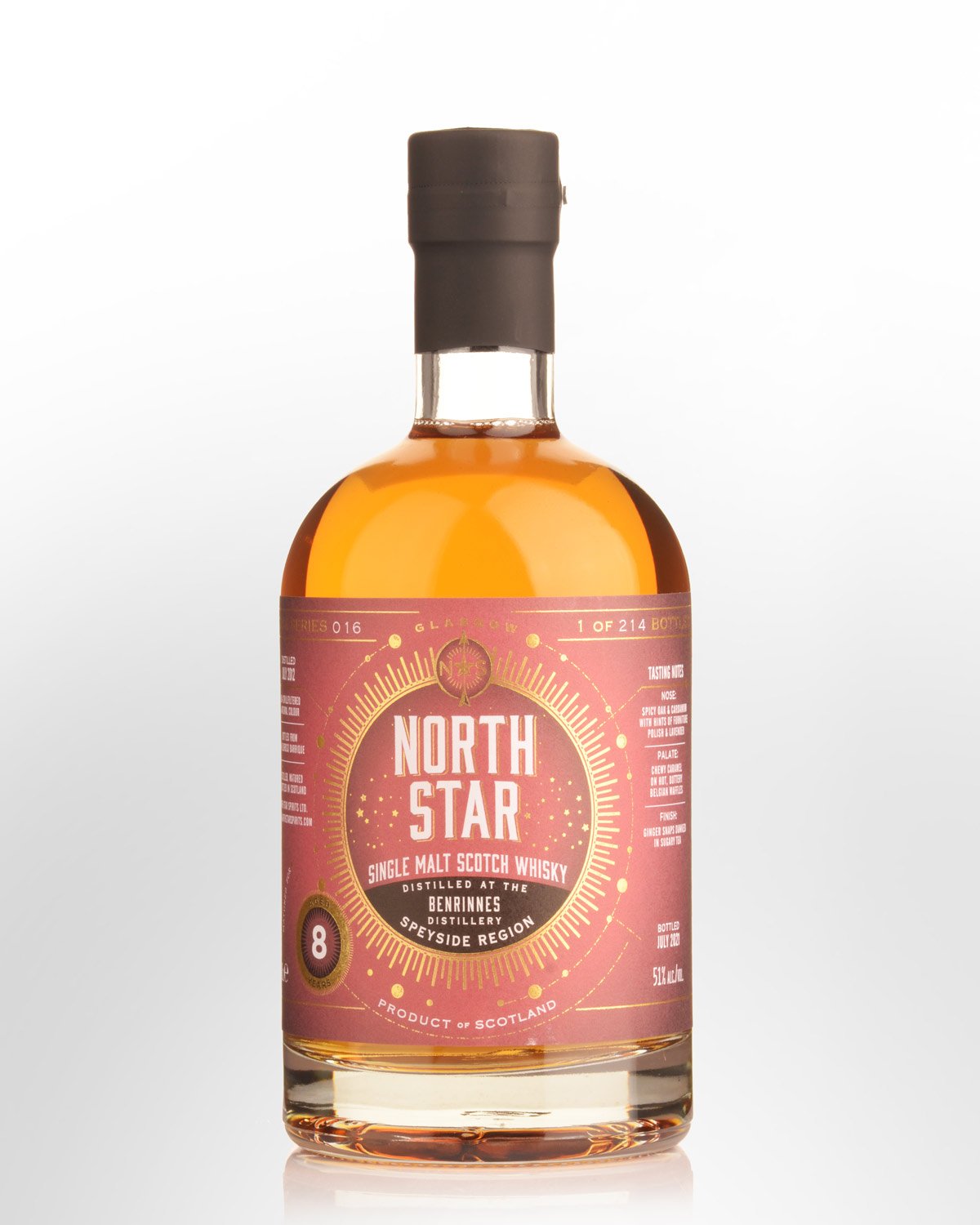2012 North Star Benrinnes 8 Year Old Single Malt Scotch Whisky (700ml)