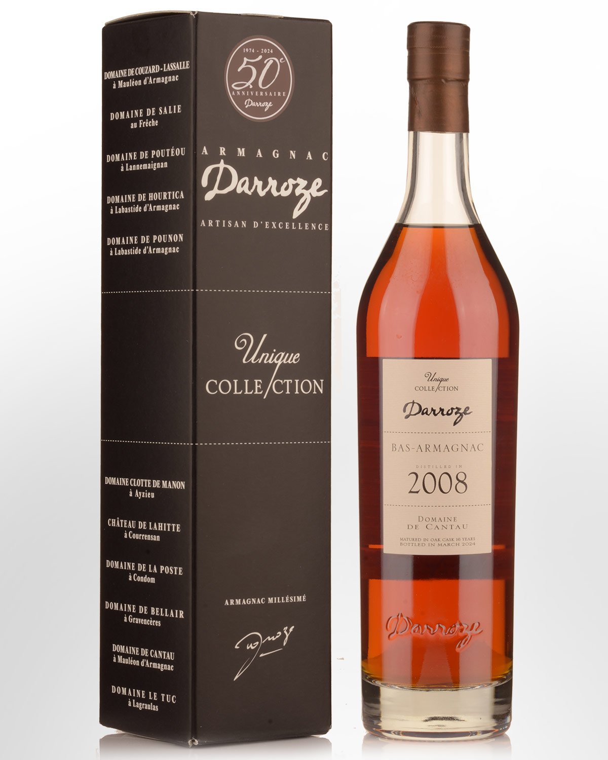 2008 Darroze Domaine de Cantau Cask Strength Bas Armagnac (700ml)