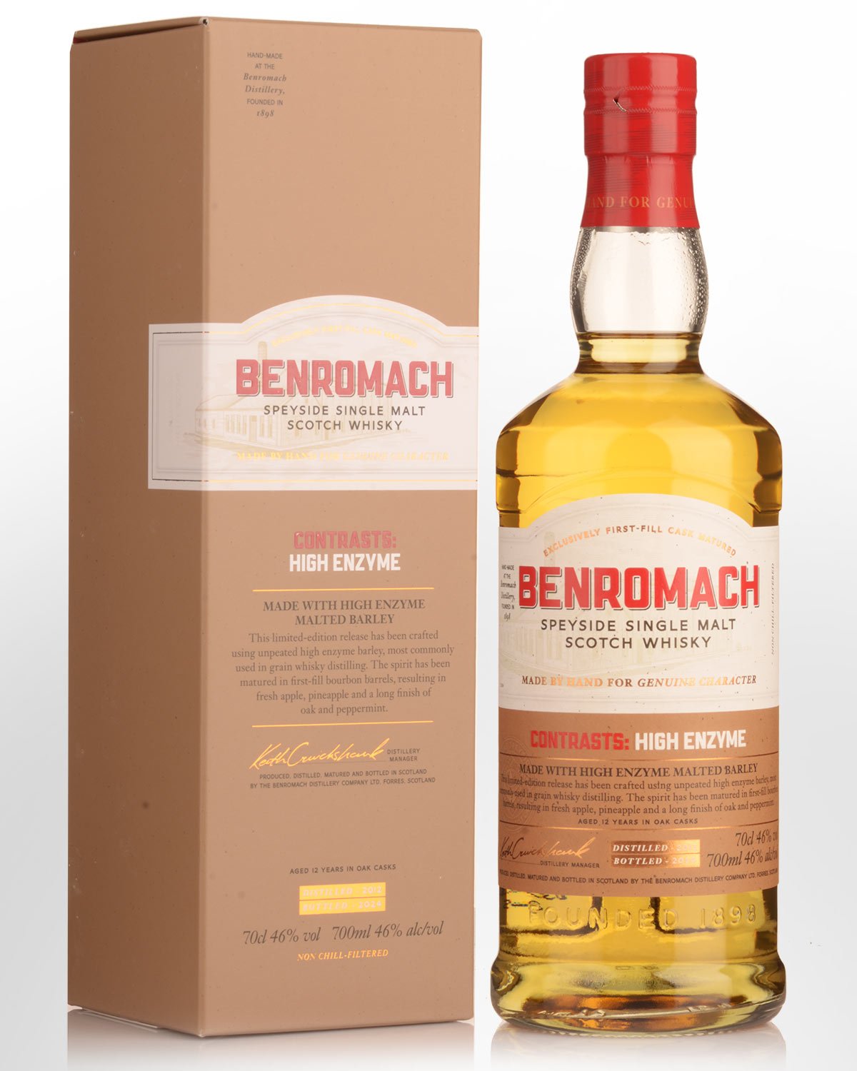 2012 Benromach Contrasts High Enzyme Single Malt Scotch Whisky (700ml)