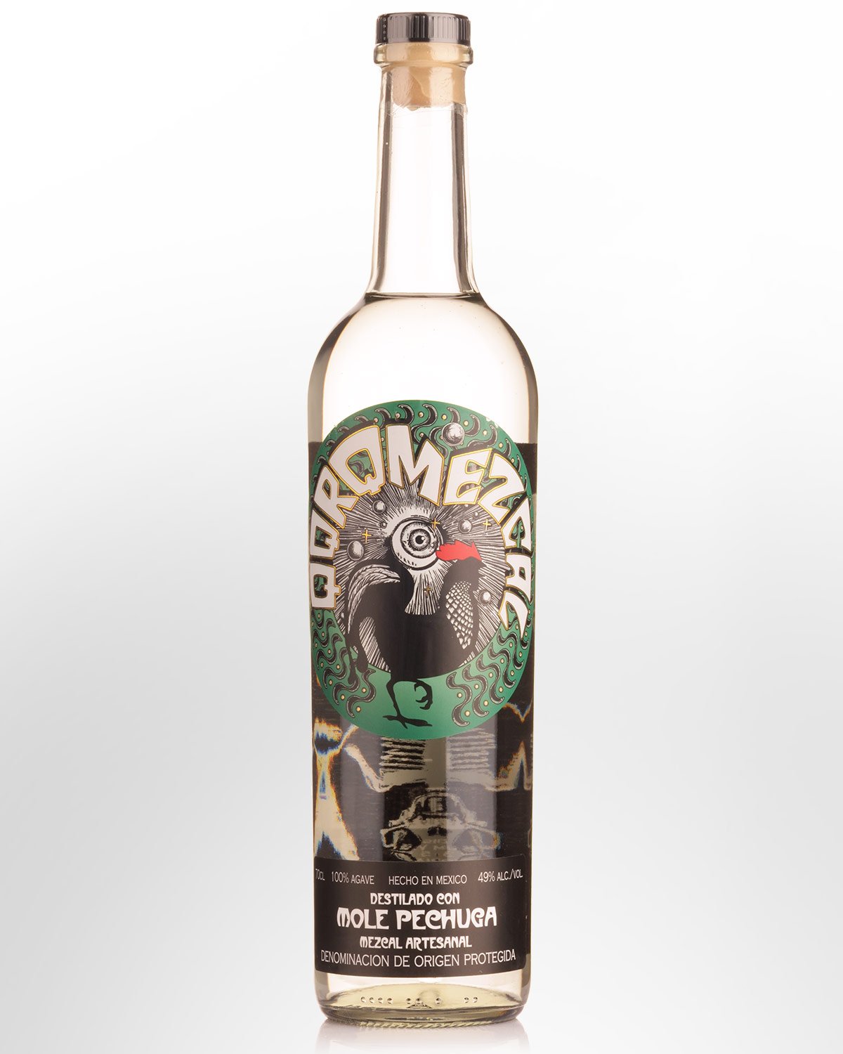 QuiQuiRiQui Destilado con Mole Pechuga Mezcal (700ml)