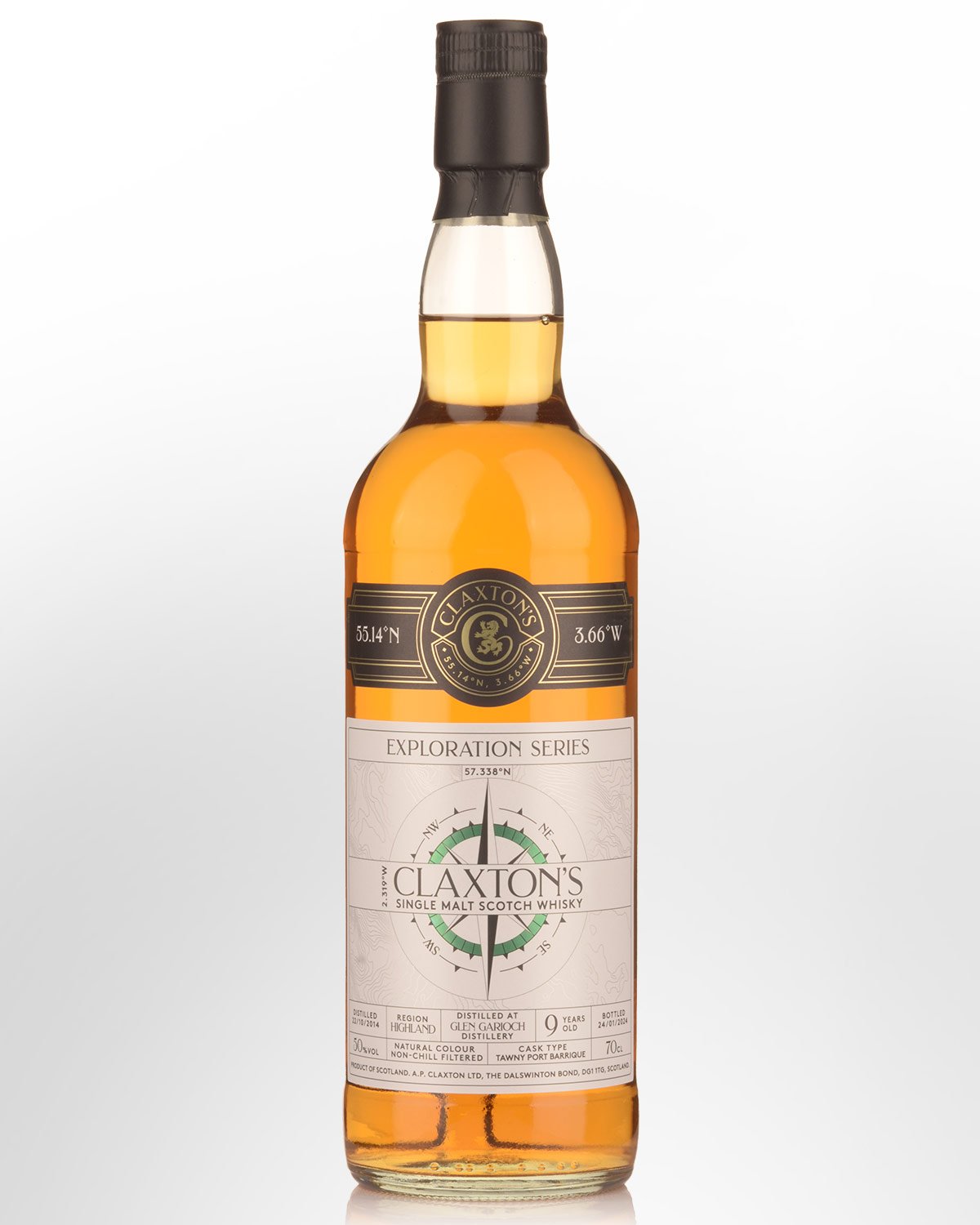 2014 Claxton's Exploration Series Glen Garioch 9 Year Old Single Cask Single Malt Scotch Whisky (700ml)