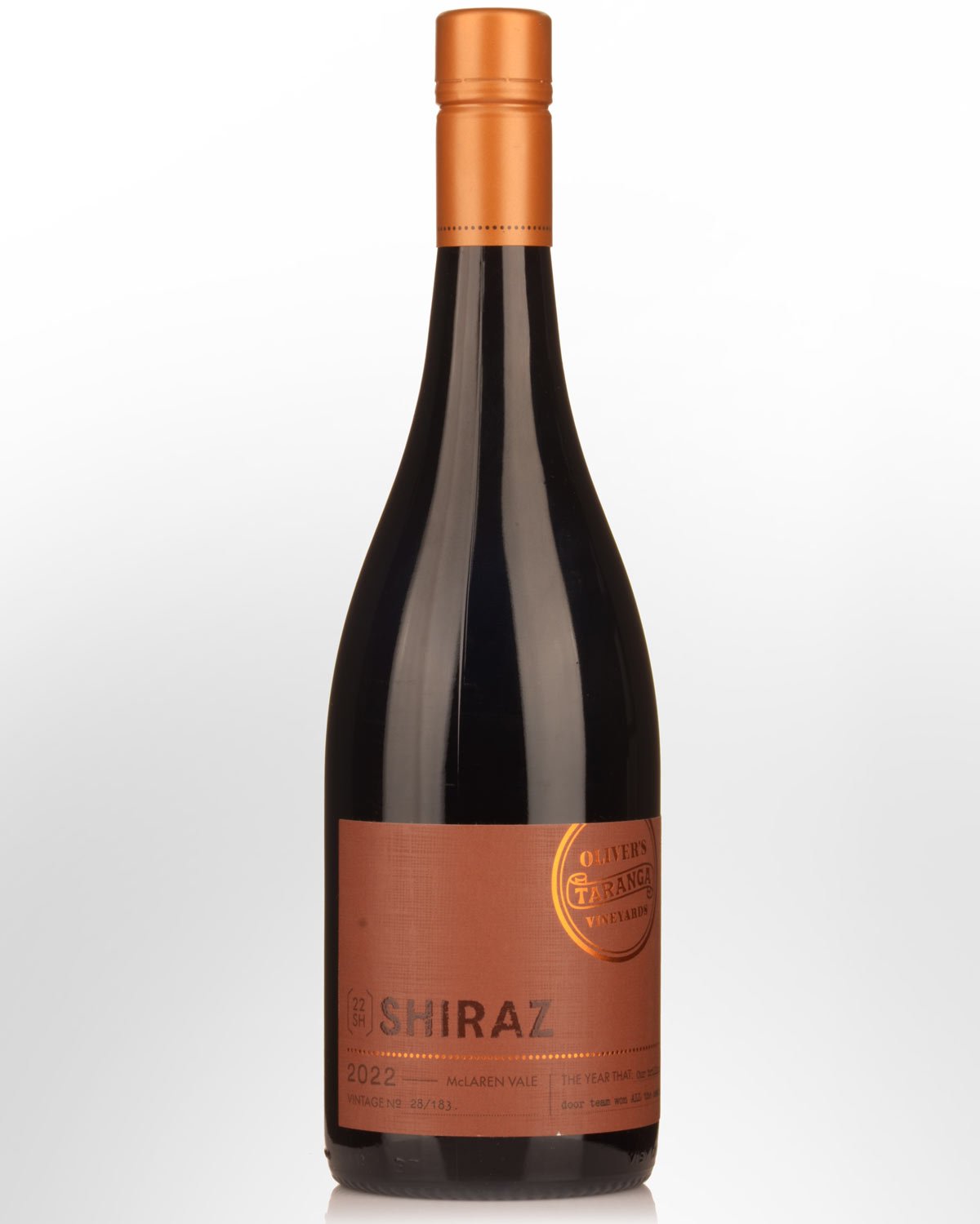 2022 Oliver’s Taranga Vineyards Shiraz - DAMAGED LABEL