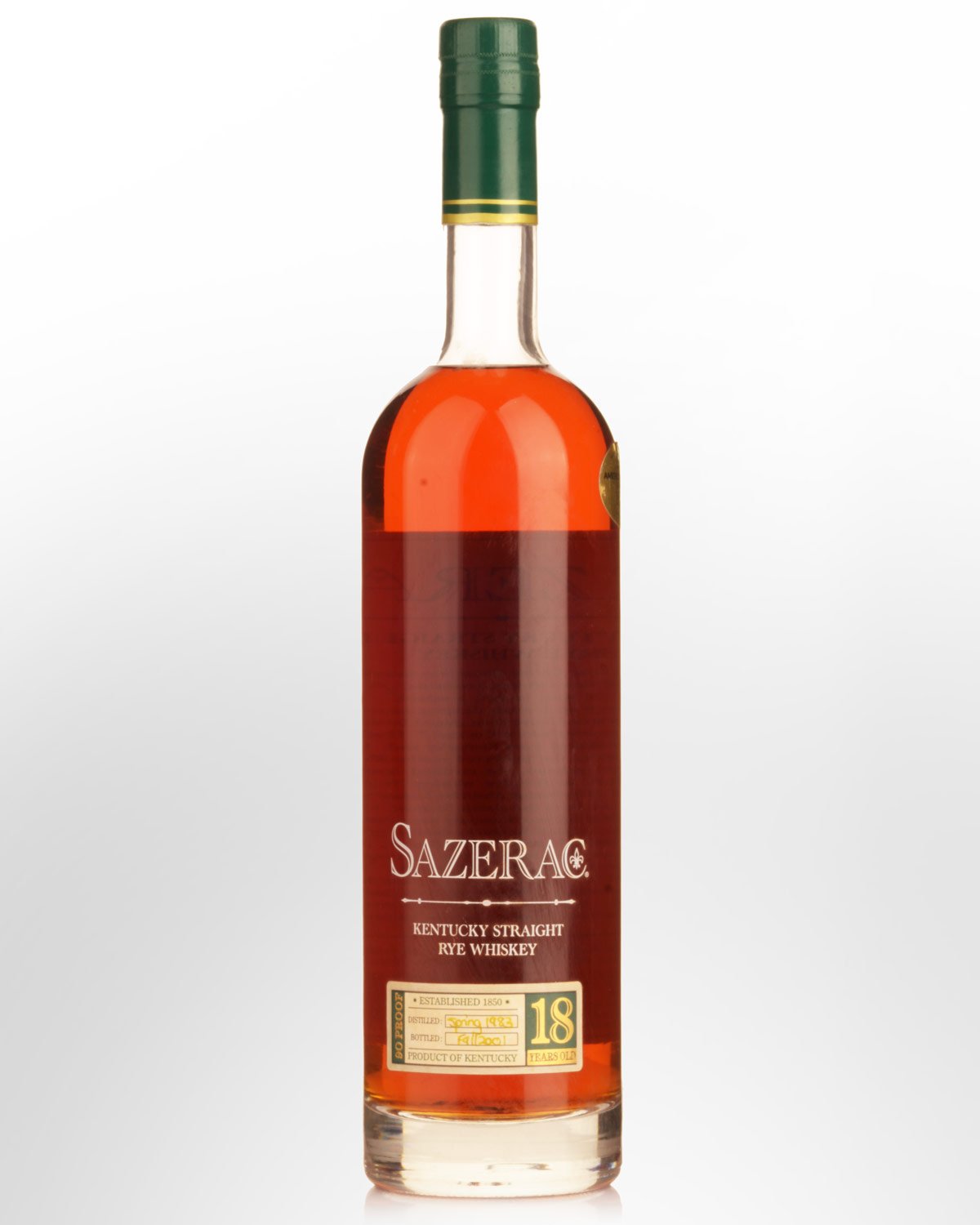 1983 Sazerac 18 Year Old 2001 Release Straight Rye Whiskey (750ml)