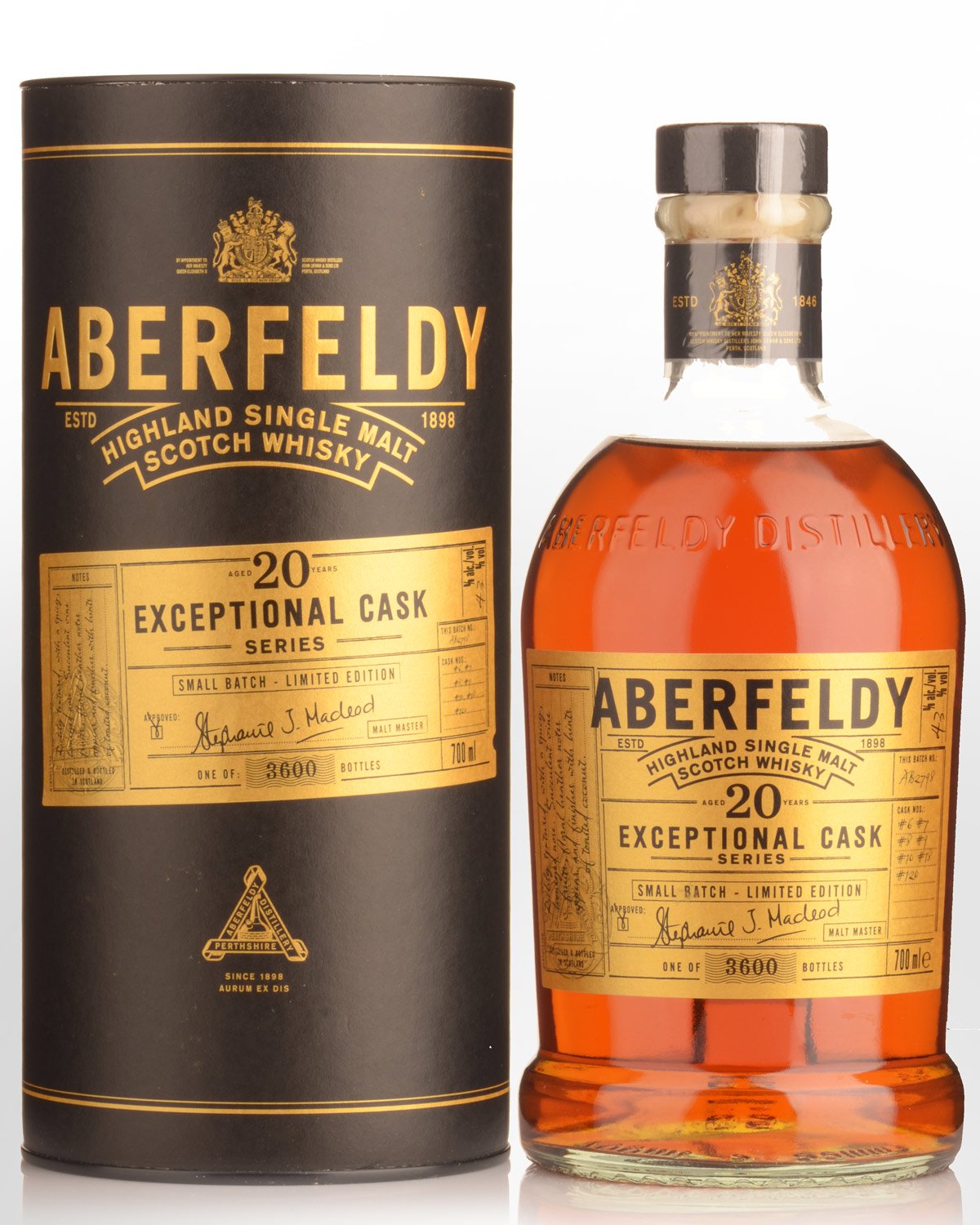 Aberfeldy Exceptional Cask Series 20 Year Old Single Malt Scotch Whisky (700ml)