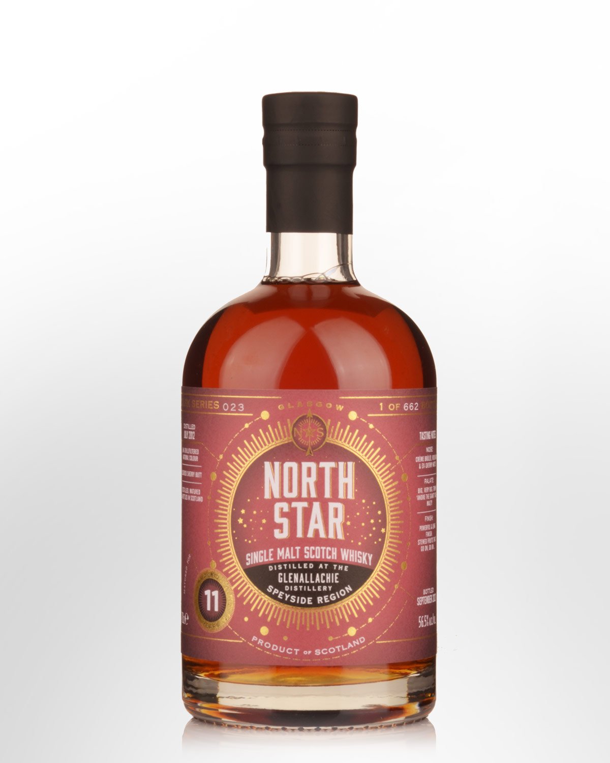 2012 North Star Glenallachie 11 Year Old Cask Strength Single Malt Scotch Whisky (700ml)
