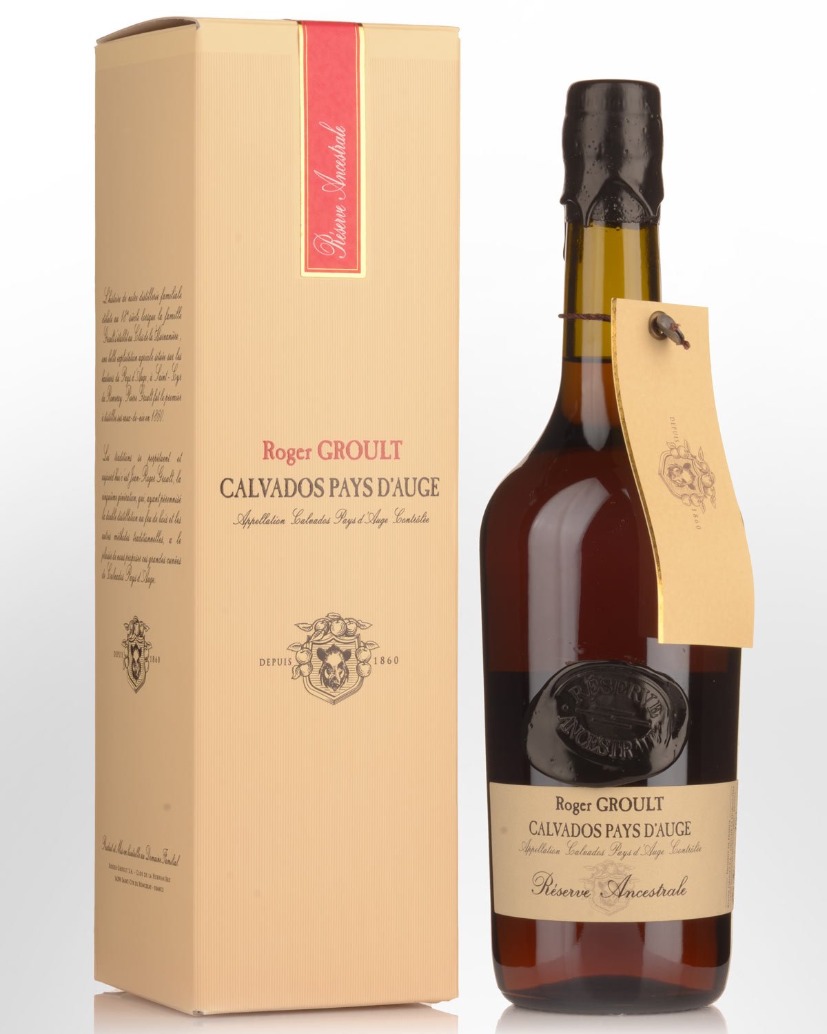 Roger Groult Reserve Ancestrale (19th - 20th Century Blend) Calvados Apple Brandy (700ml)