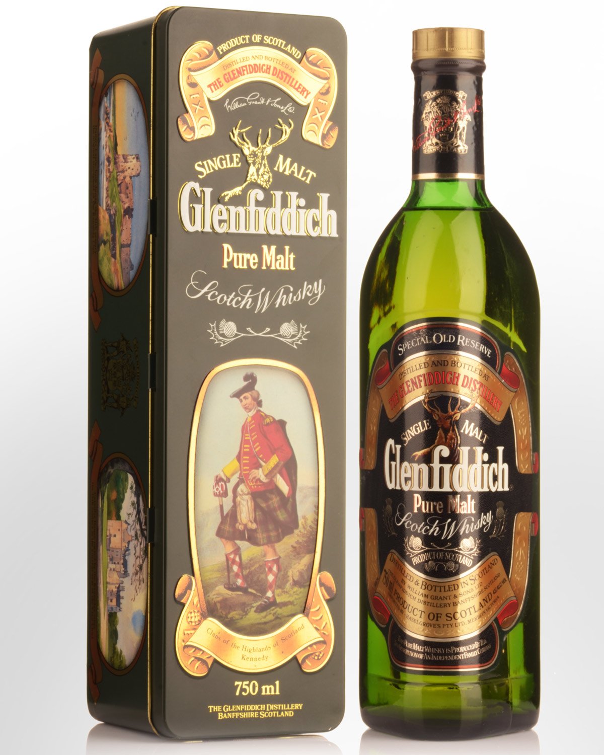 Glenfiddich Special Old Reserve Clan Kennedy Pure Malt Scotch Whisky (750ml)